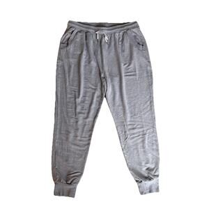 Summersalt Women’s Gray French Terry Jogger Size Large Modal Lyocell Blend